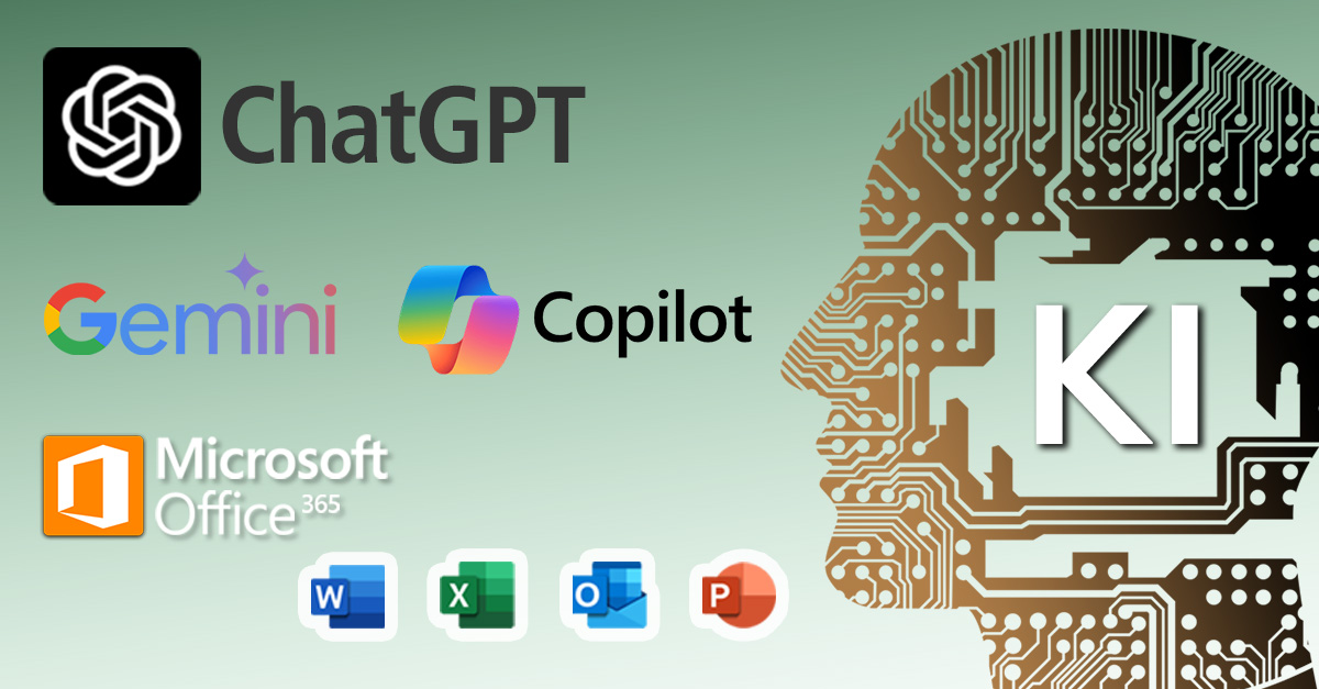 KI-Tools im Büroalltag: ChatGPT, Copilot, Gemini + Co. meets Microsoft Office